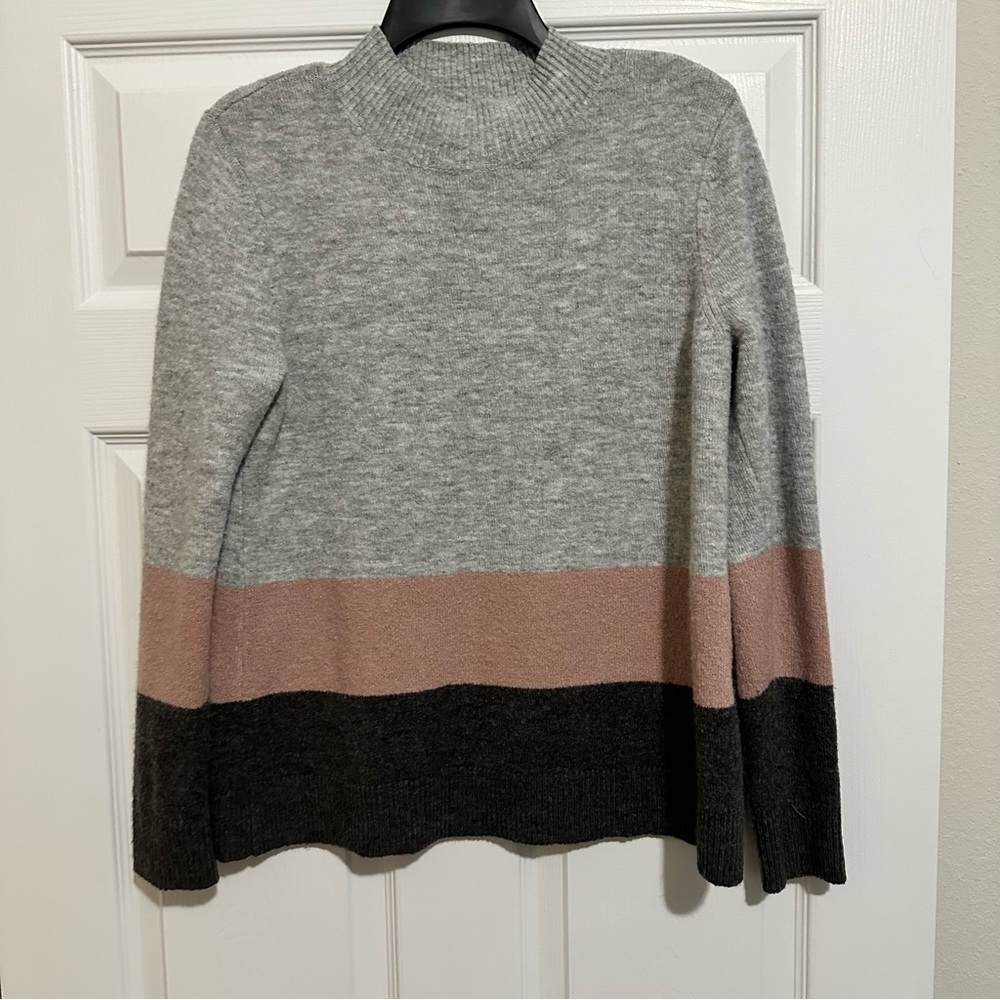Liz Claiborne Striped Petite Sweater